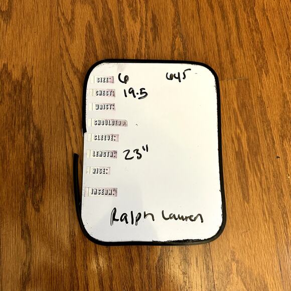 Lauren Ralph Lauren Women's Size 6 100% Linen Cropped Tie Wrap Top Red Plaid - Picture 5 of 5